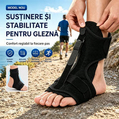 Recomandarea medicului：🪞 Recăpătă-ți mersul stabil și natural! Orteză profesională pentru picior căzut și deviații de gleznă – Cumpără 1 și primești 1 CADOU! 🦶✨