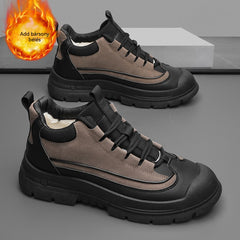 🔥 Férfi téli bélelt Martin csizma – meleg, vastagított, csúszásmentes