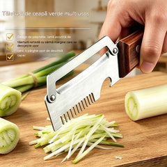 🔥Cumpără 1, primești 1 gratuit (2 bucăți)🧅🔪 Curățător de legume multifuncțional 3 în 1: Curățează, toacă legume, feliază carne și deschide sticle! 🔥
