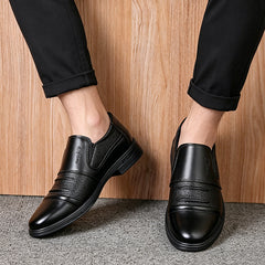 👞💼【Calitate premium】Pantofi bărbătești de lux, din piele respirabilă, cu talpă moale
