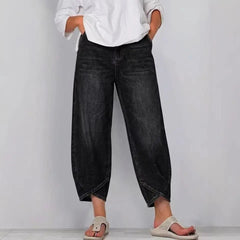 👖【Denim îmbunătățit, moale și respirabil】 blugi largi  casual la modă