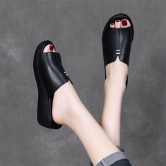 【35-40】Papuci din piele naturală | Confort zilnic fără efort
