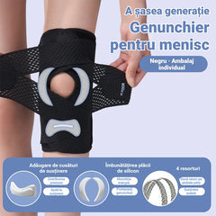🦵Cumpără 1 Primești 1 Gratuit——【A 6-a generație, versiune îmbunătățită】Genunchier pentru menisc – respirabil, subțire și ușor