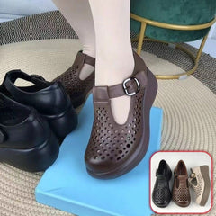 😍 Cel mai mic preț pentru o perioadă limitată 👡 Pantofi casual moderni cu decupaje și talpă moale — din piele naturală
