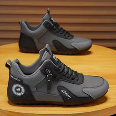 Férfi kényelmes sportcipő – csúszásmentes, divatos, mindennapi futó és szabadidő cipő nagy méretben