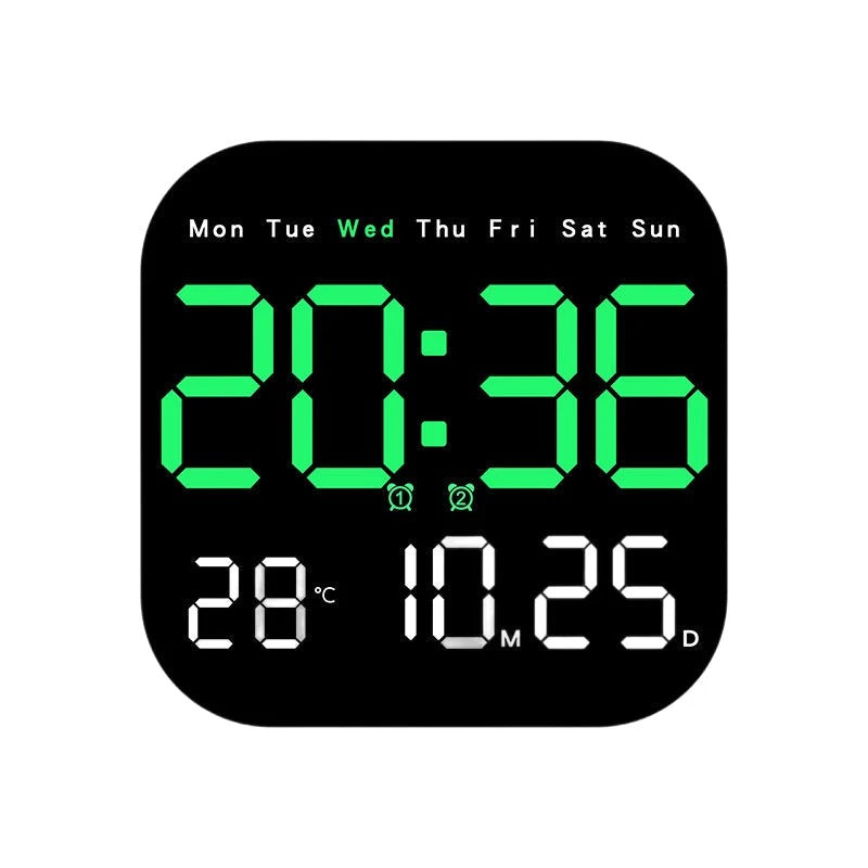 🕰️ Peste 50.000 de unități vândute! 🛏️ Ceas digital pentru casă/birou: trezire blândă, fără alarme deranjante!🌙 Reglare a luminozității și funcționare silențioasă pe timpul nopții, ideal pentru un somn liniștit.