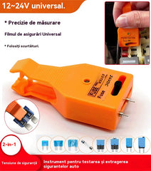 Tester și extractor de siguranțe auto universal (12-24V CC)