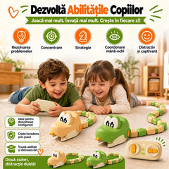 🐍 Șarpe Magnetic Interactiv cu Telecomandă – Jocul clasic Snake prinde viață! Conectează, controlează și câștigă! 🎮✨