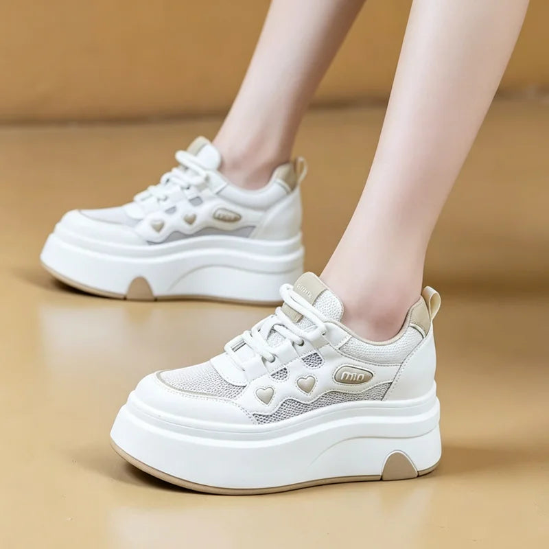 👟 Pantofi casual moderni confortabili respirabili cu talpă groasă