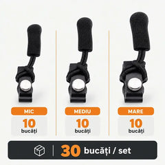🔧 Kit Reparator Universal pentru Fermoare (Set 30 Piese) – Fără Scule, Fără Cusut, Fixare Rapidă cu Șurub pentru Orice Tip de Fermoar!