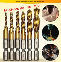 🔥【Cumperi 6, Primești 6 Gratuit (12 Bucăți)】🧰🔩 Set Multifuncțional de Burghie