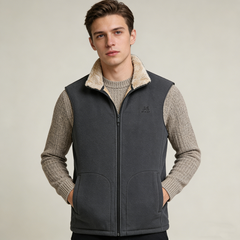 🔥【Korlátozott idejű akció】🧥 Férfi meleg polár mellény – báránygyapjú hatású béléssel (M–5XL)