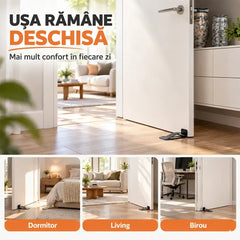 🚪 Opritor Inovator pentru Ușă cu Acționare cu Piciorul · Fără Aplecare · Design Compact și Elegant · Set Practic pentru Toată Casa!