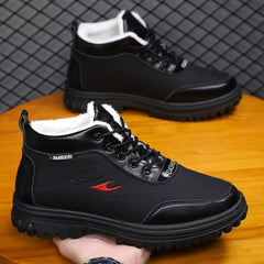 ❄️ Vízálló, hidegálló hótaposó csizma – erős tapadás, stabil járás