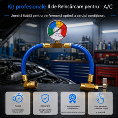 Furtun de testare și reîncărcare a agentului frigorific R134A pentru sistemele de aer condiționat auto / furtun de încărcare cu fluor
