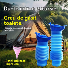 Hordozható, összecsukható utazási piszoár férfiaknak, nőknek és gyerekeknek – újrafelhasználható piszoár kempingezéshez és hosszú utazásokhoz