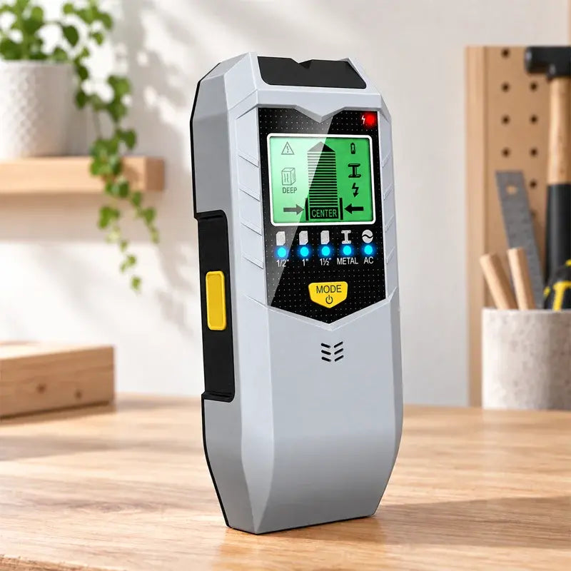🔍 Detector Multifuncțional pentru Perete SH402 – Găurește în Siguranță! Detectare Precisă pentru Lemn, Metal și Cabluri sub Tensiune!