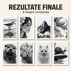 🛍️ Carte de Colorat Antistres "100 Monochrome Mysteries": Desoperă Imagini Ascunse 🎨 Ai Nevoie doar de UN SINGUR CULOR/PIX | Antrenează Creierul & Concentrarea | Format Mare A4, 208 Pagini