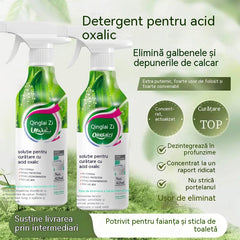 🦠💧Soluția concentrată de curățare cu acid oxalic poate îndepărta eficient diverse pete de pe toalete, gresie și alte suprafețe