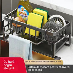 👍Scurgător de chiuvetă multifuncțional, ideal pentru organizarea bucătăriei
