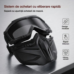 🛡️✨ Vizieră de protecție pentru sudură și tăiere — anti-orbire, anti-UV și anti-praf