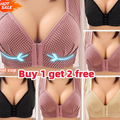 💖🎁【Cumpărați 2, primiți 1 gratuit】【3 buc】✨Sutien fără sârmă Comfort – mărimi mari 40–130 kg 👙💫