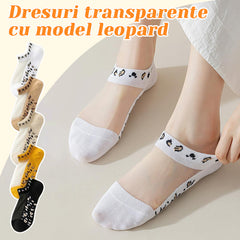 🧦【Set de 10 perechi】❄️Șosete scurte ultra-subțiri, răcoroase și respirabile din mătase de gheață