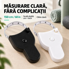 📏 Ruletă Automată pentru Măsurarea Corpului (Ofertă Specială: Cumperi 1, Primești 2!) – Măsoară-ți talia și corpul cu o singură mână! 💪✨
