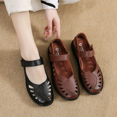 【35-41】Sandale retro stil roman 2026 cu toc gros｜Stabile și confortabile｜Mărimi mari, ușor de asortat