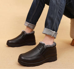 🚶‍♂🔥【39-44】Férfi téli vízálló, csúszásgátló, meleg pamut csizma