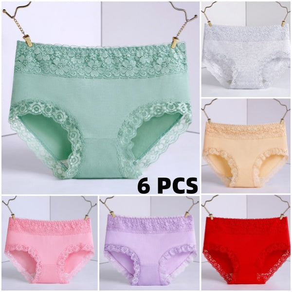🔥【Cumpără 3 și primește 3 gratis】👙Chiloți fără cusături de damă cu talie mijlocie din bumbac respirabil