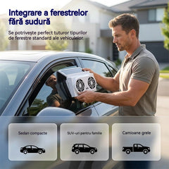 🌀 Ventilator auto cu alimentare solară