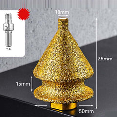 🧰🛠️【38 mm/55 mm】Burghiu diamantat multifuncțional pentru șanfrenare