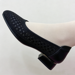 Francia stílusú női balerina cipő – slip-on kialakítás, puha talp, alacsony sarok, kényelmes viselet