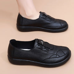 2026-os tavaszi–őszi női slip-on cipő – puha bőr, könnyű és csúszásmentes, kényelmes viselet