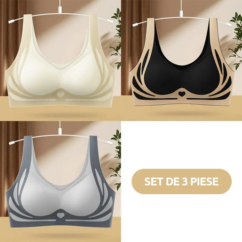 【Pachet de 3】Sutien pentru femei fără sârmă, dintr-o bucată❤️【40-85KG】