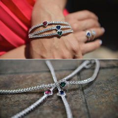 💎 [Bratară + Lănțișor] Set de bijuterii elegante și premium cu diamante
