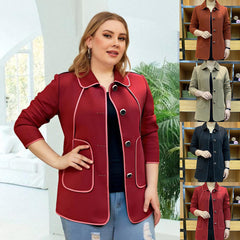 Féláron, korlátozott ideig 🎊【M-4XL méretek】2025-ös új modell: monokróm trikó modell galliano szegéllyel