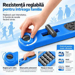🦶 Dispozitiv Multifuncțional pentru Antrenamentul Bolții Plantare – Corectează Piciorul Plat și Hallux Valgus, Rezistență Reglabilă și Masaj Plantar pentru Întreaga Familie!