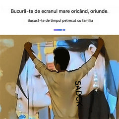 📢📺 Ecran de proiecție alb mat de înaltă definiție, care creează o experiență imersivă de cinema acasă 🎬🌟
