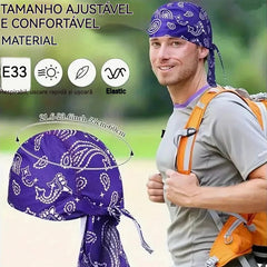 【Set de 6 piese】Bandane Clasice pentru Motocicliști și Sportivi