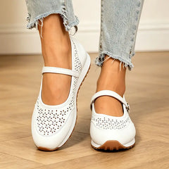 【Piele naturală premium】Pantofi casual perforați, confortabili, cu talpă moale