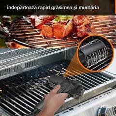 🧽✨Perie electrică pentru curățarea grătarului – îndepărtează rapid grăsimea și murdăria!