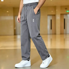 Pantaloni Casual Stil Militar cu Șnur, Model Confortabil Anti-Uzură pentru Outdoor și Lucru, Textură Moale și Respirabilă, Stil Universal Minimalist