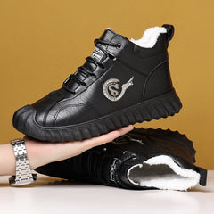 💥50% KEDVEZMÉNY🔥Téli meleg férfi magas szárú pamutcipő