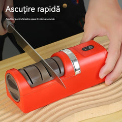 ⏳ Reducere de 40%! 🔪 Ascuțitor automat pentru cuțite de bucătărie ✨