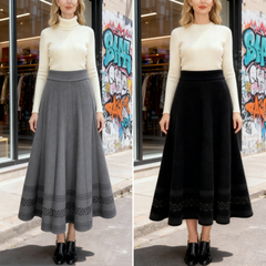 🔥🔥Fekete pénteki különleges ajánlatok🔥🔥💃【S-3XL】Vastagított gyapjúszoknya, 2025 őszi-téli kollekció
