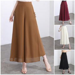 🔥Pantaloni de vară pentru femei noi, din șifon subțire, casual, cu talie înaltă (40kg-90kg) 2026