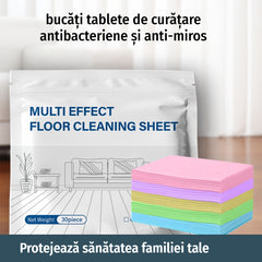 🧹【Cumperi 1, primești 1!】✨ 200 de bucăți tablete de curățare antibacteriene și anti-miros | pentru podele din lemn, pardoseli laminate, gresie și pereți de rulote