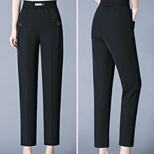【S-4XL】🔥Pantaloni drepți noi de înaltă calitate, pantaloni casual de îmbrăcăminte exterioară de vară, pantaloni simpli subțiri cu talie înaltă